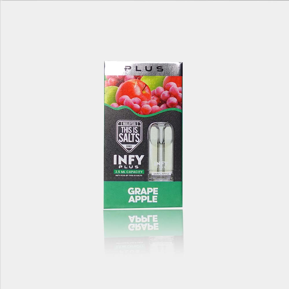 หัวพอต หัวพอต INFY Plus 2.5 ml. - Grape Apple – Thai Vape Shop