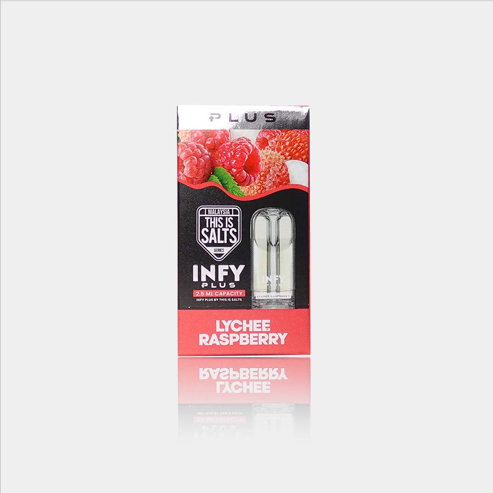 หัวพอต หัวพอต INFY Plus 2.5 ml. - Lychee Raspberry – Thai Vape Shop