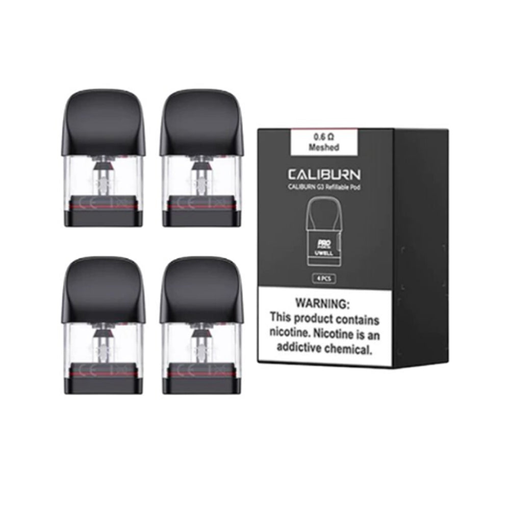 หัวพอตเปล่า Uwell - Caliburn G3 Pod Cartridge - 0.6 ohm / Pack of 4 – Thai Vape Shop