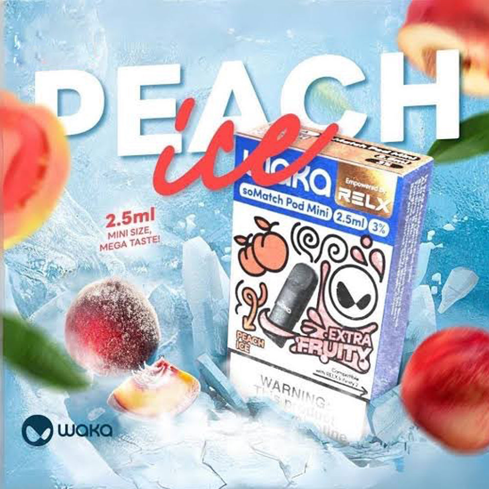 หัวพอต หัวพอต Relx - WAKA soMatch mini - Peach Ice – Thai Vape Shop